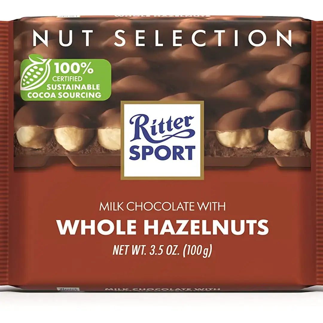 Wholesale Ritter Sport  Milk Hazelnut 10x100g (Min 10 cases)