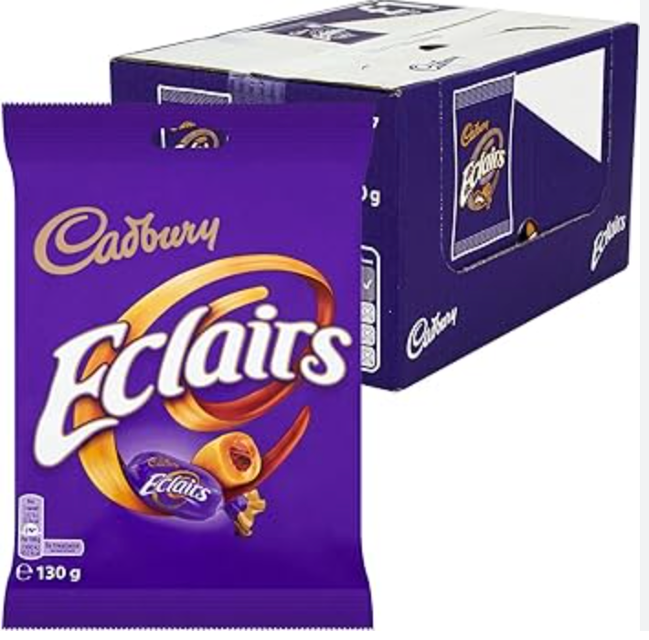 Cadbury Chocolate Eclairs 12x130g Holidays Season ($2.90/Unit)
