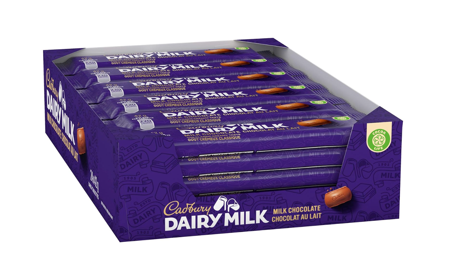 Cadbury Dairy Milk Chocolate Bar 22x95g ($2.45/Unit)