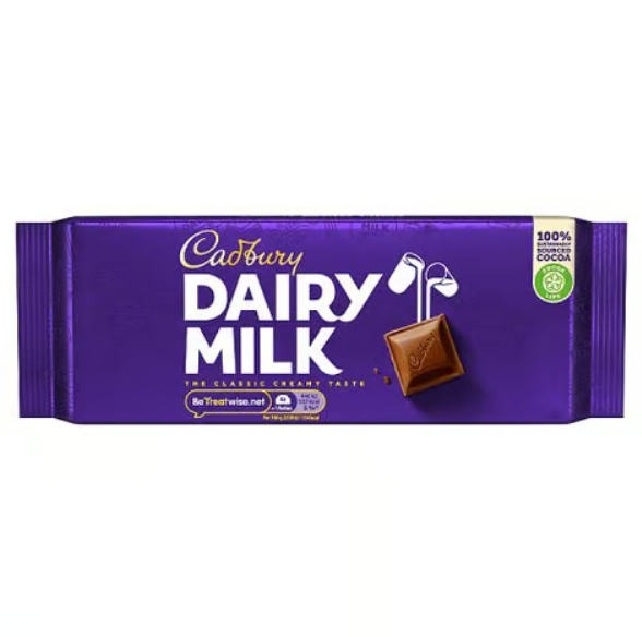 Cadbury Dairy Milk Chocolate Bar 22x95g ($2.45/Unit)