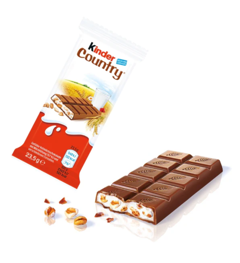 Kinder Country Chocolate 40x23g($0.85/Unit)