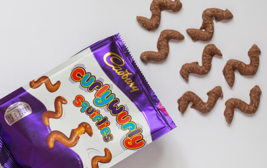Cadbury Curly Wurly Squirlies Chocolate bag 10x85g ($2.95/Unit)