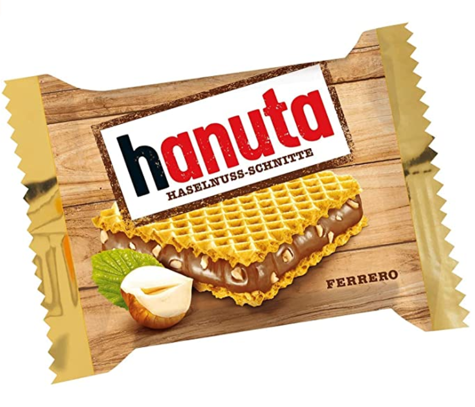 Ferrero Hanuta Wafers with Hazelnut Cream Chocolate 20x220g ($4.95/Unit)