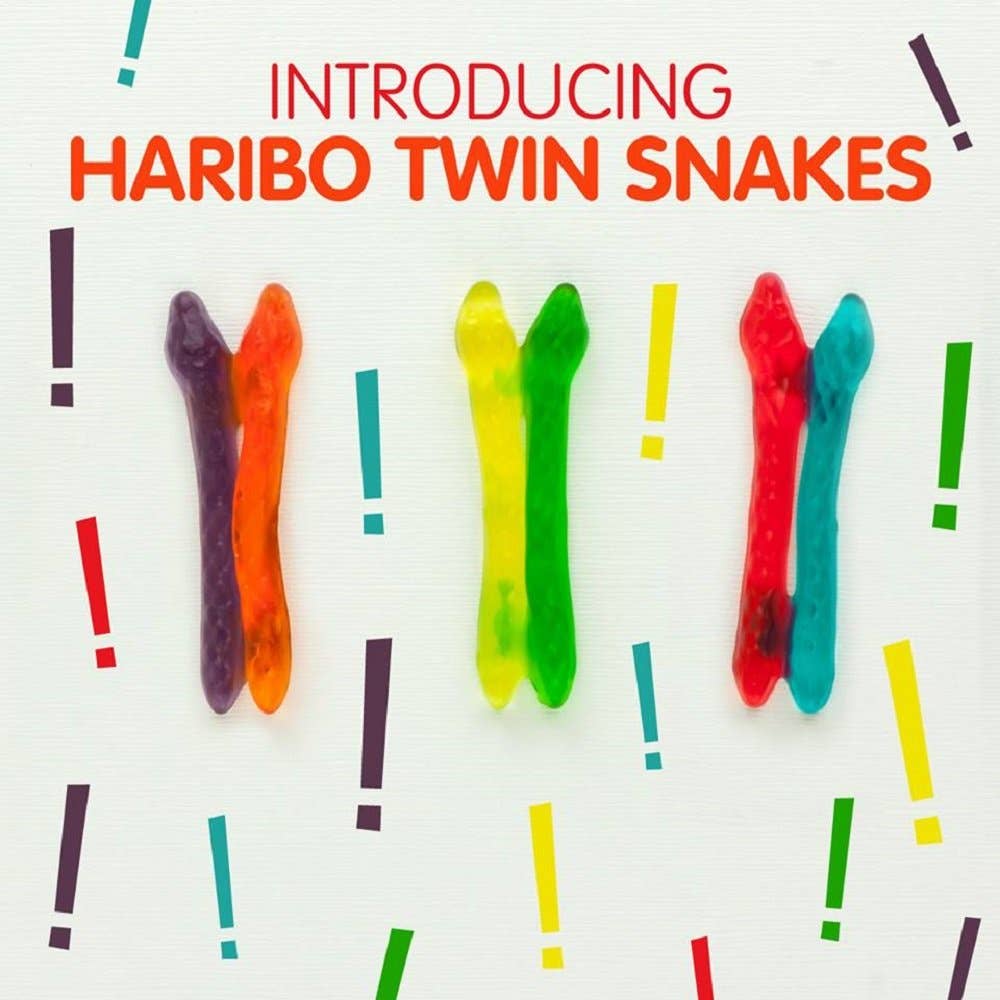 HARIBO Gummi Candy Twin Snakes 5 oz. Bag (Pack of 12) ($2.25/Unit)