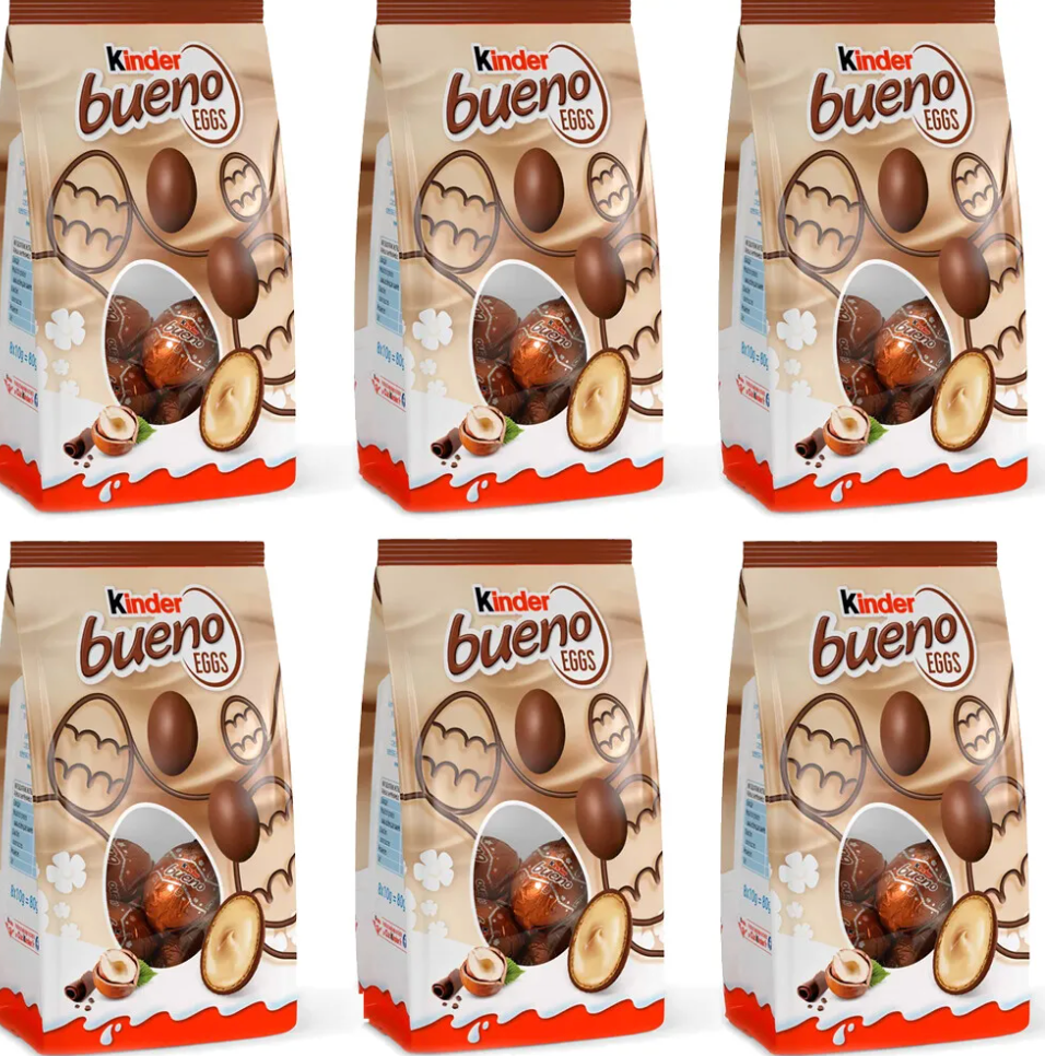 Christmas Kinder Bueno Eggs 80g ($6.90/Unit)