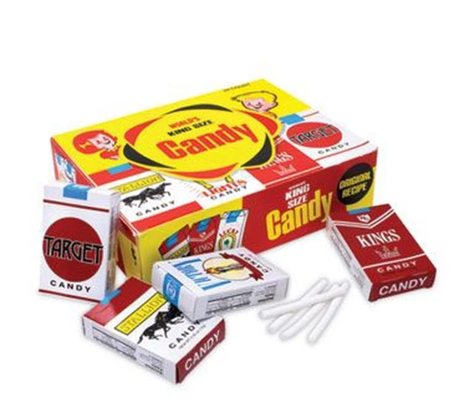 kings cigarette candy 10 PACKS CIGARETTES : Grocery & Gourmet Food Each pack contains 10 white candy sticks and you do not need an ID for these sweets World's King Size Candy