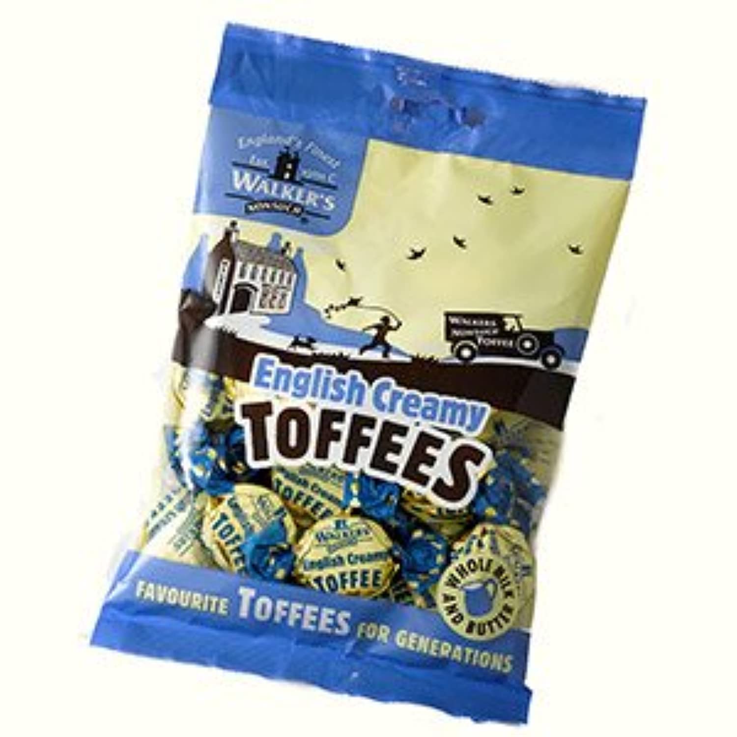 Walkers Toffee English Creamy Bag 150g (2.95/Unit)