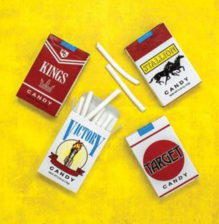 cigarette candy 90s I remember in primary school (mid 90s) my teacher was celebrating her birthday and handed out these chocolate cigarettes to al the kids in class she was so cool. : r/nostalgia Lucky Lights Cigarette candy | 90skidsindia