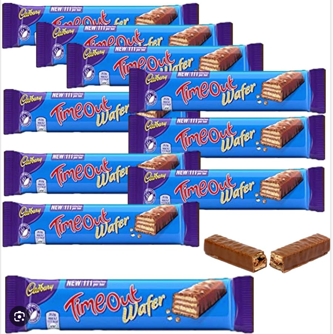 Cadbury Time Out Wafer 121.2g($2.95/Unit)